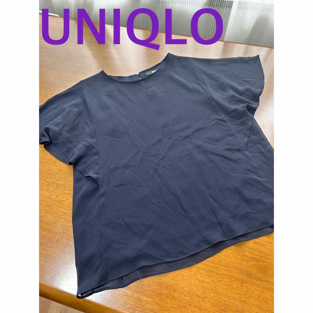 UNIQLO(ユニクロ)のユニクロ サラッと ブラウス トップス レディースのトップス(シャツ/ブラウス(半袖/袖なし))の商品写真