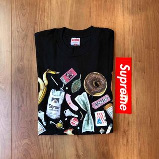 シュプリーム(Supreme)の新品タグ付き　supreme Tシャツ　Sサイズ　黒(Tシャツ/カットソー(半袖/袖なし))