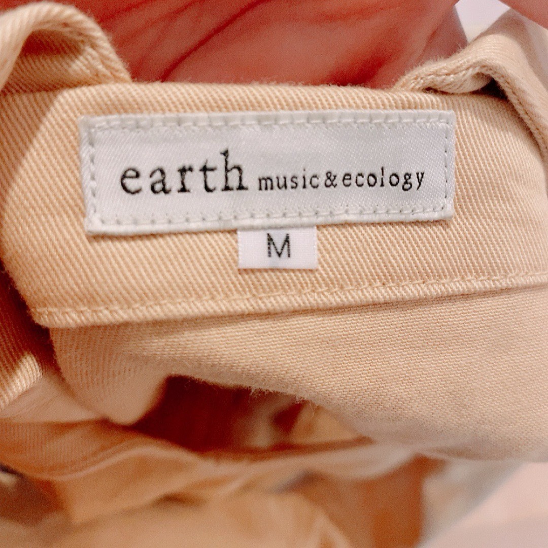 earth music & ecology(アースミュージックアンドエコロジー)のearth ジャンスカ きいろ レディースのワンピース(ひざ丈ワンピース)の商品写真