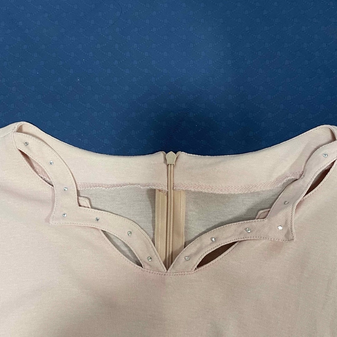 ピンク　カットソー レディースのトップス(カットソー(半袖/袖なし))の商品写真