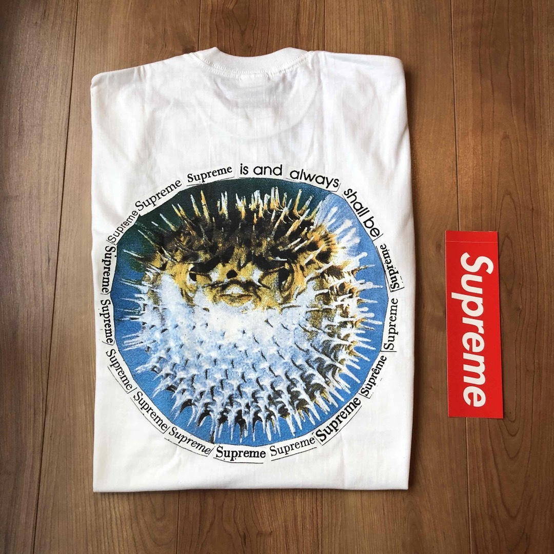 Supreme(シュプリーム)の新品タグ付き　supreme Tシャツ　Mサイズ　白 メンズのトップス(Tシャツ/カットソー(半袖/袖なし))の商品写真