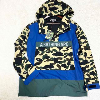 アベイシングエイプ(A BATHING APE)の極美品 アベイシングエイプ マウンテンパーカー カモフラ マルチカラー XL(マウンテンパーカー)