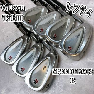 wilson - 希少　レフティ　Wilson ウィルソン TabⅢ アイアン７本 　R 左用