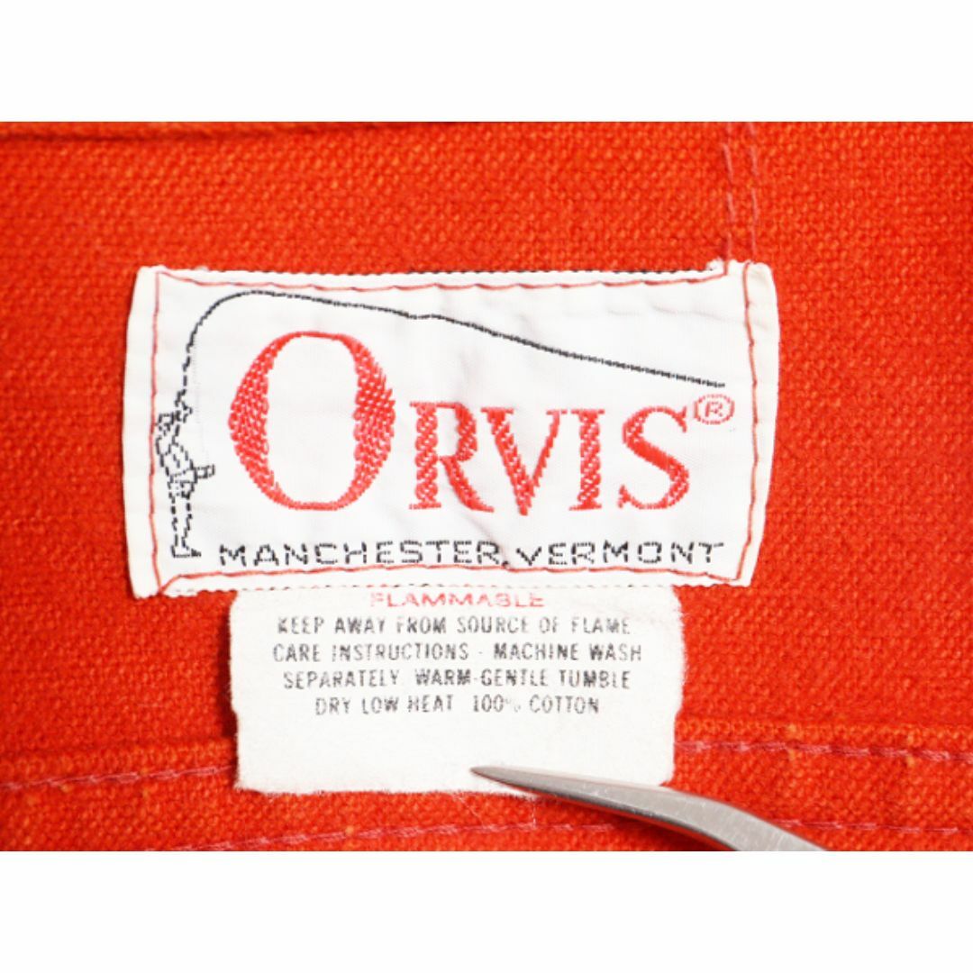 80s オービス コットン シャモア クロス シャツ メンズ XL / 80年代 ヴィンテージ ORVIS アウトドア ネルシャツ フランネル ハンティング メンズのトップス(シャツ)の商品写真