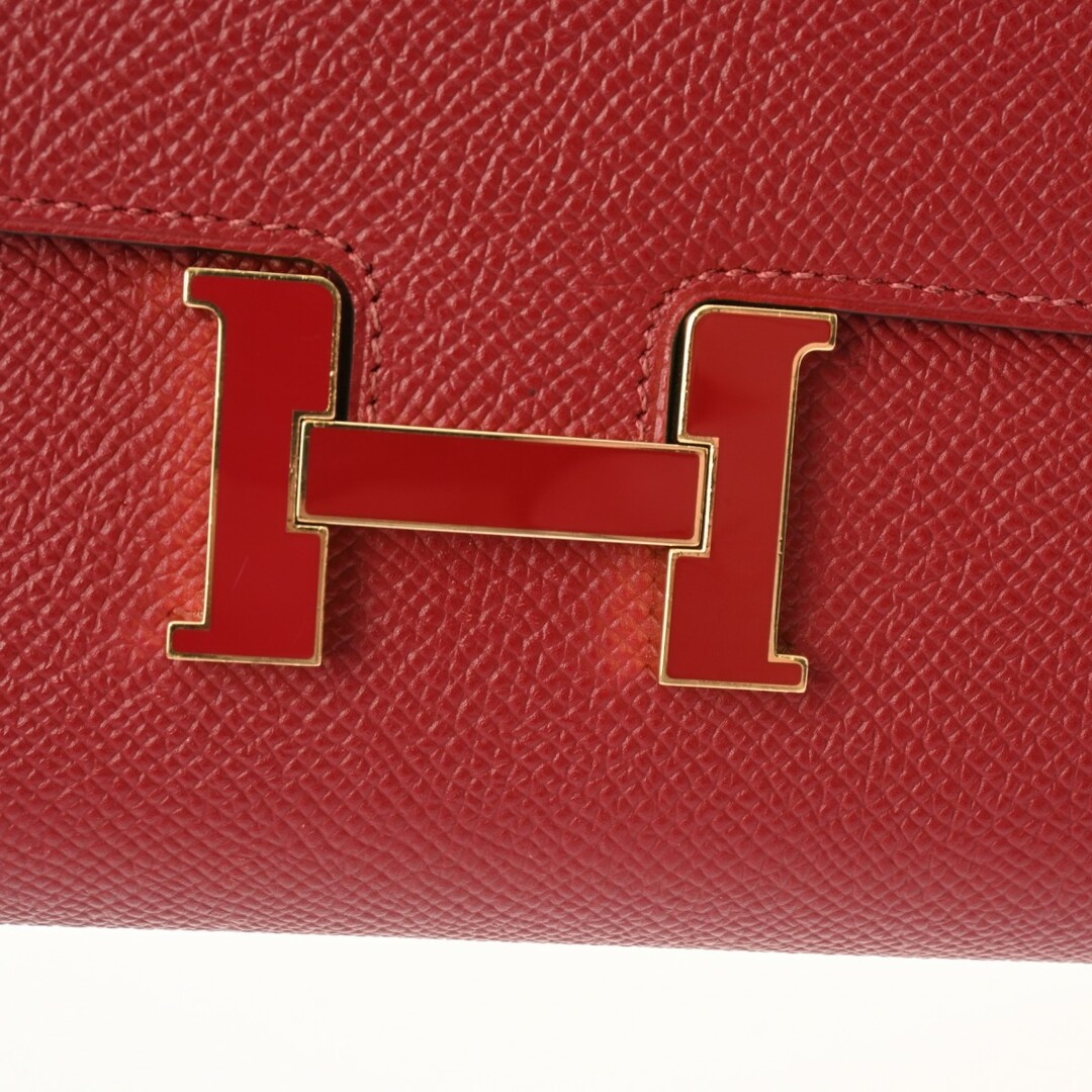 Hermes(エルメス)の中古 エルメス HERMES ユニセックス 長財布 ルージュグレナ /ゴールドラッカー金具 ヴォーエプソン レディースのファッション小物(財布)の商品写真