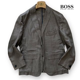 ヒューゴボス(HUGO BOSS)の春夏/HUGO BOSS/ブラウン/リネンジャケット(テーラードジャケット)