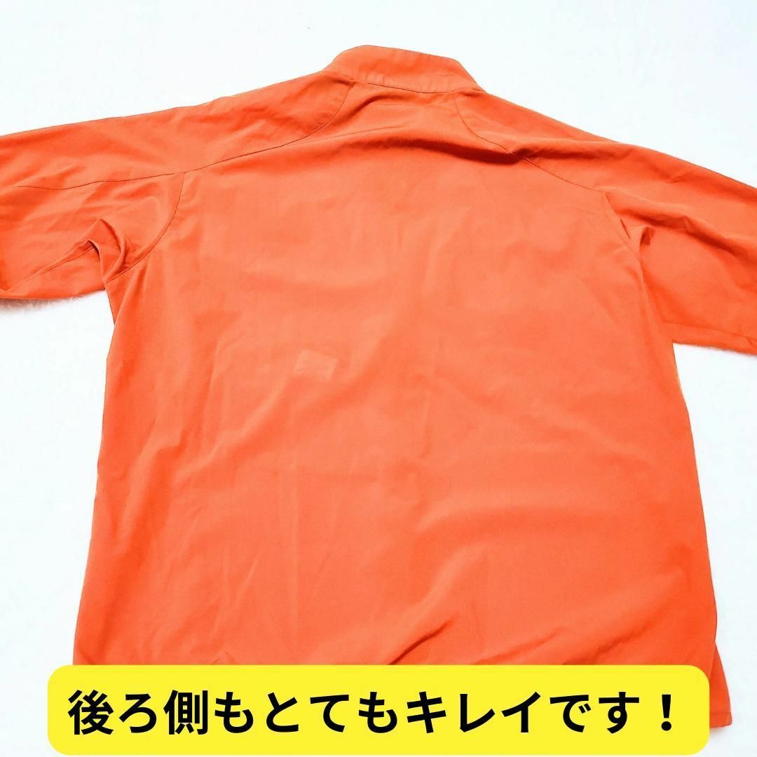 mont bell(モンベル)の美品　モンベル　ストレッチウインドジャケット Women’s　オレンジ　M レディースのジャケット/アウター(ナイロンジャケット)の商品写真