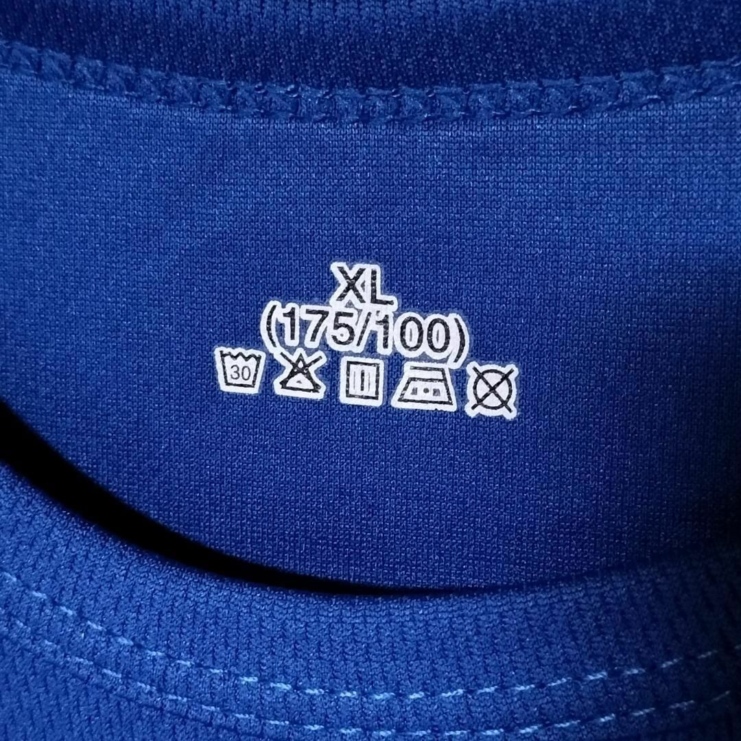 新品未使用　Tシャツ　半袖　XL　ブルー　通気性　カジュアル　スポーツ メンズのトップス(Tシャツ/カットソー(半袖/袖なし))の商品写真