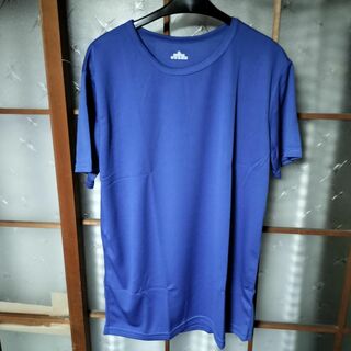 新品未使用　Tシャツ　半袖　XL　ブルー　通気性　カジュアル　スポーツ(Tシャツ/カットソー(半袖/袖なし))