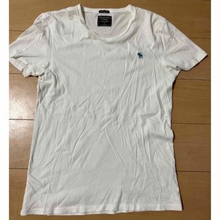 アバクロンビーアンドフィッチ(Abercrombie&Fitch)のアバクロンビー&フィッチ　メンズ　Tシャツ　白(Tシャツ/カットソー(半袖/袖なし))