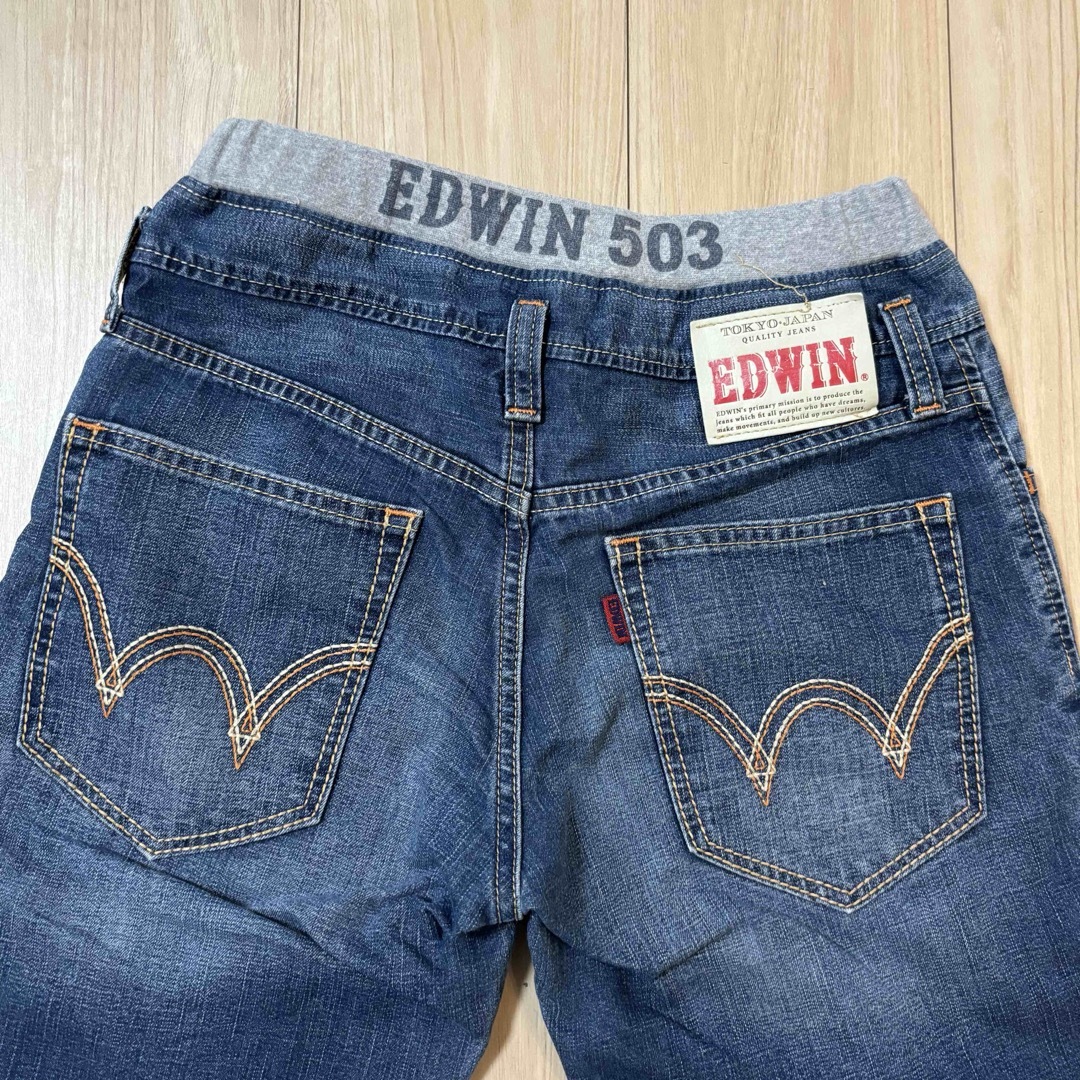 EDWIN(エドウィン)のEDWIN  デニム　ショート　150㎝ キッズ/ベビー/マタニティのキッズ服男の子用(90cm~)(パンツ/スパッツ)の商品写真