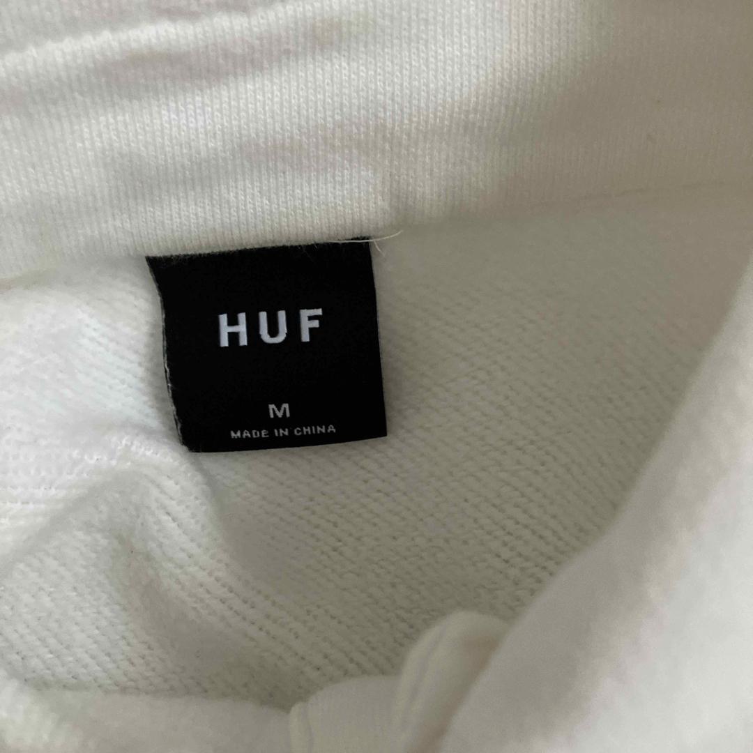 HUF(ハフ)のハフ　長袖トレーナー　白 メンズのトップス(スウェット)の商品写真