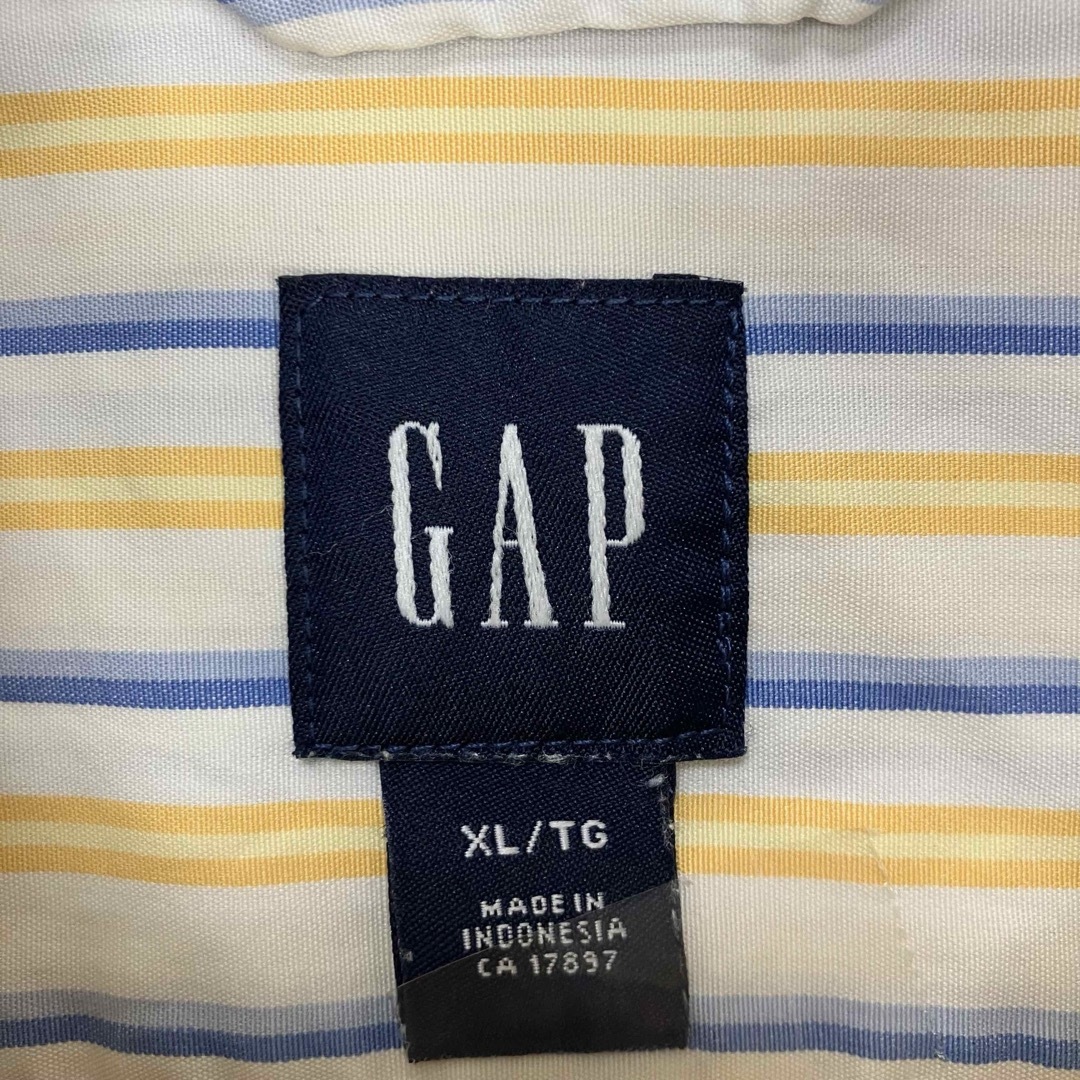 GAP(ギャップ)のGAP ギャップ マルチストライプ ロングスリーブ 長袖 ボタンダウンシャツ メンズのトップス(シャツ)の商品写真