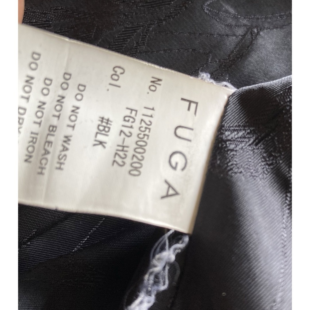FUGA(フーガ)のFUGA 馬革 ホースレザー ダブルライダース ジャケット 黒 44 メンズのジャケット/アウター(ライダースジャケット)の商品写真