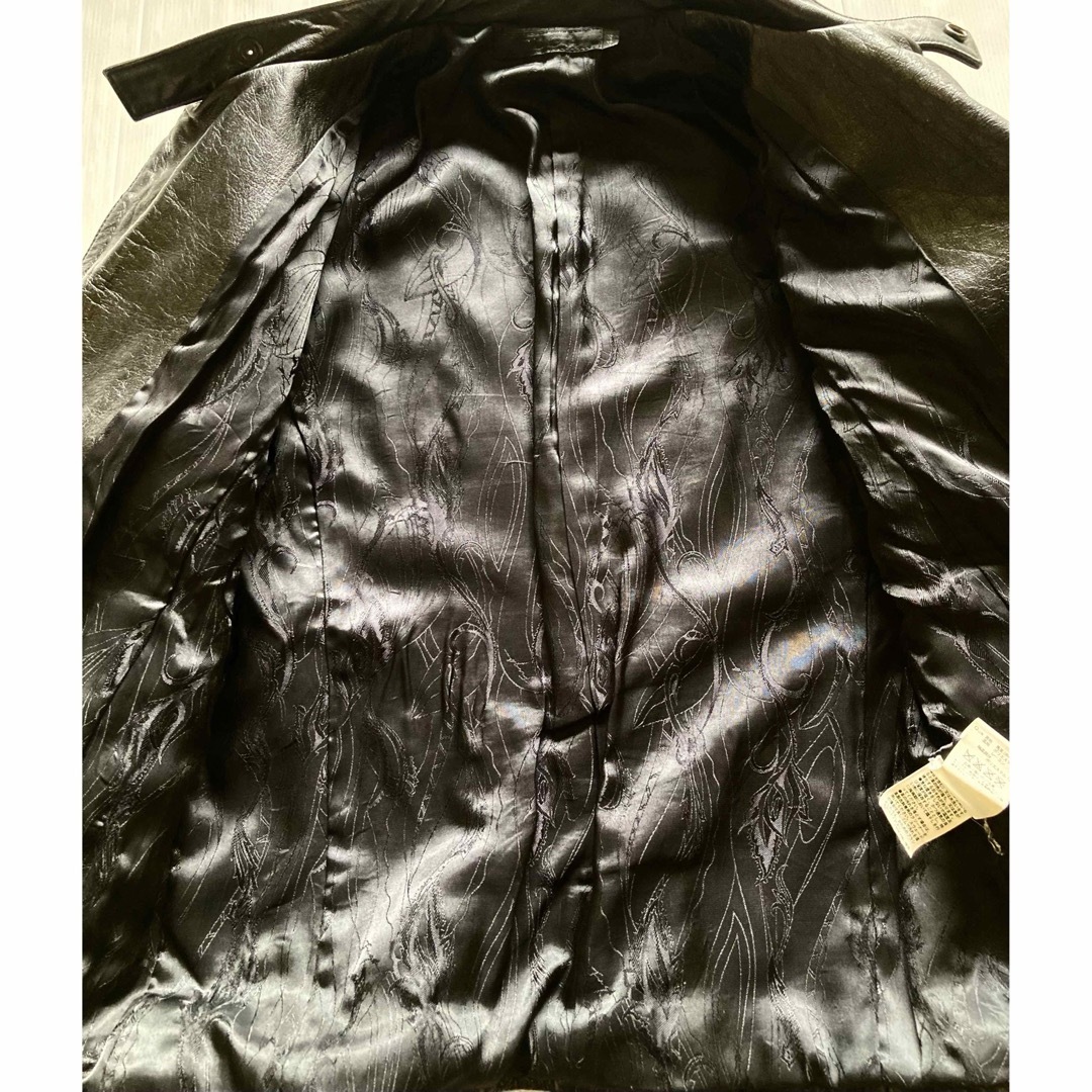 FUGA(フーガ)のFUGA 馬革 ホースレザー ダブルライダース ジャケット 黒 44 メンズのジャケット/アウター(ライダースジャケット)の商品写真