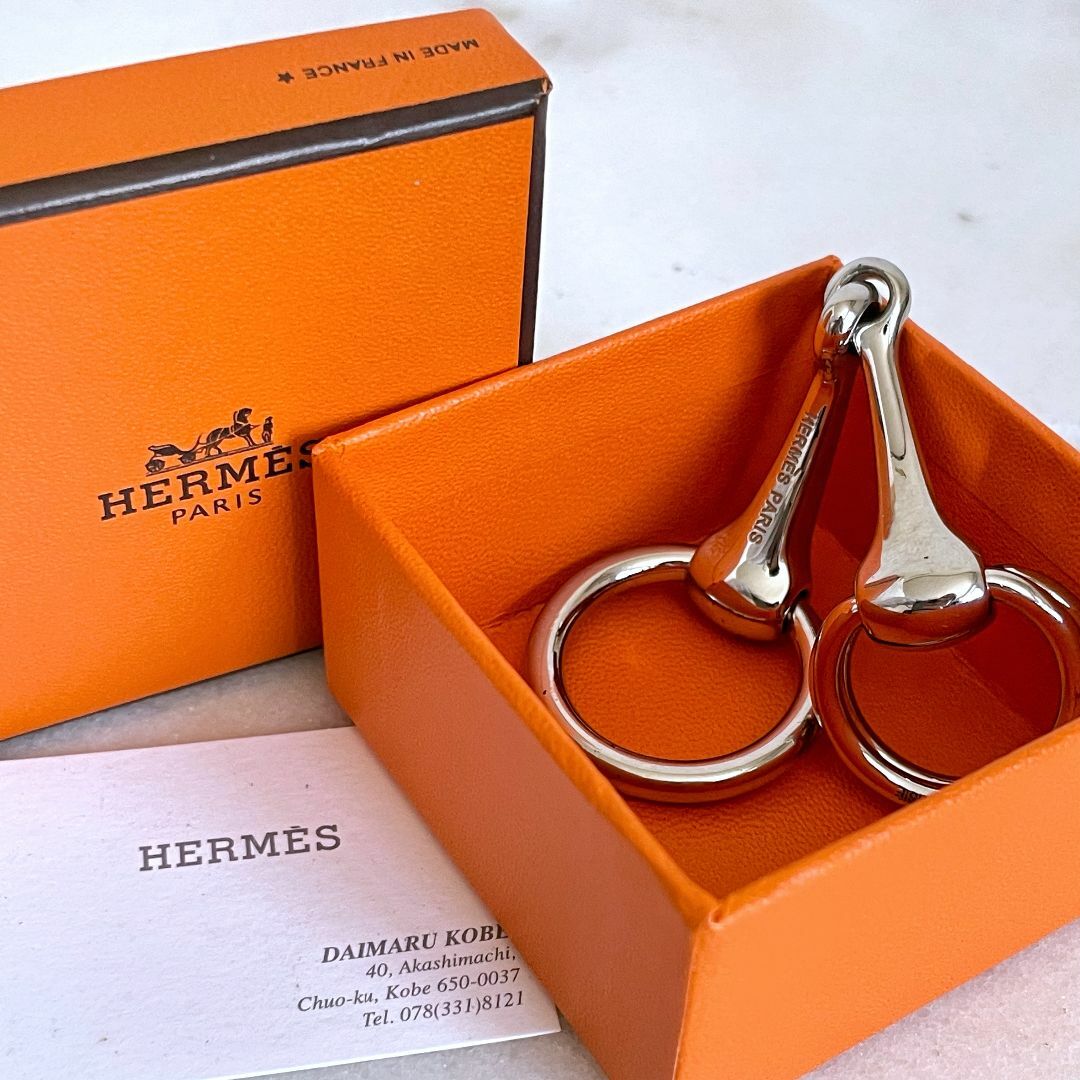 HERMES エルメス ホースビット スカーフリング シルバー モールドゥ HERMES エルメス ホースビット スカーフリング シルバー モールドゥ