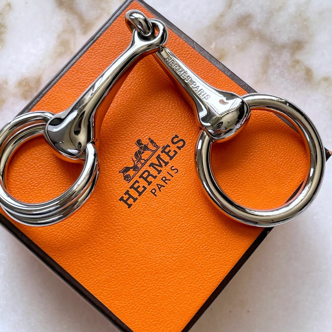 HERMES エルメス ホースビット スカーフリング シルバー モールドゥ HERMES エルメス ホースビット スカーフリング シルバー モールドゥ
