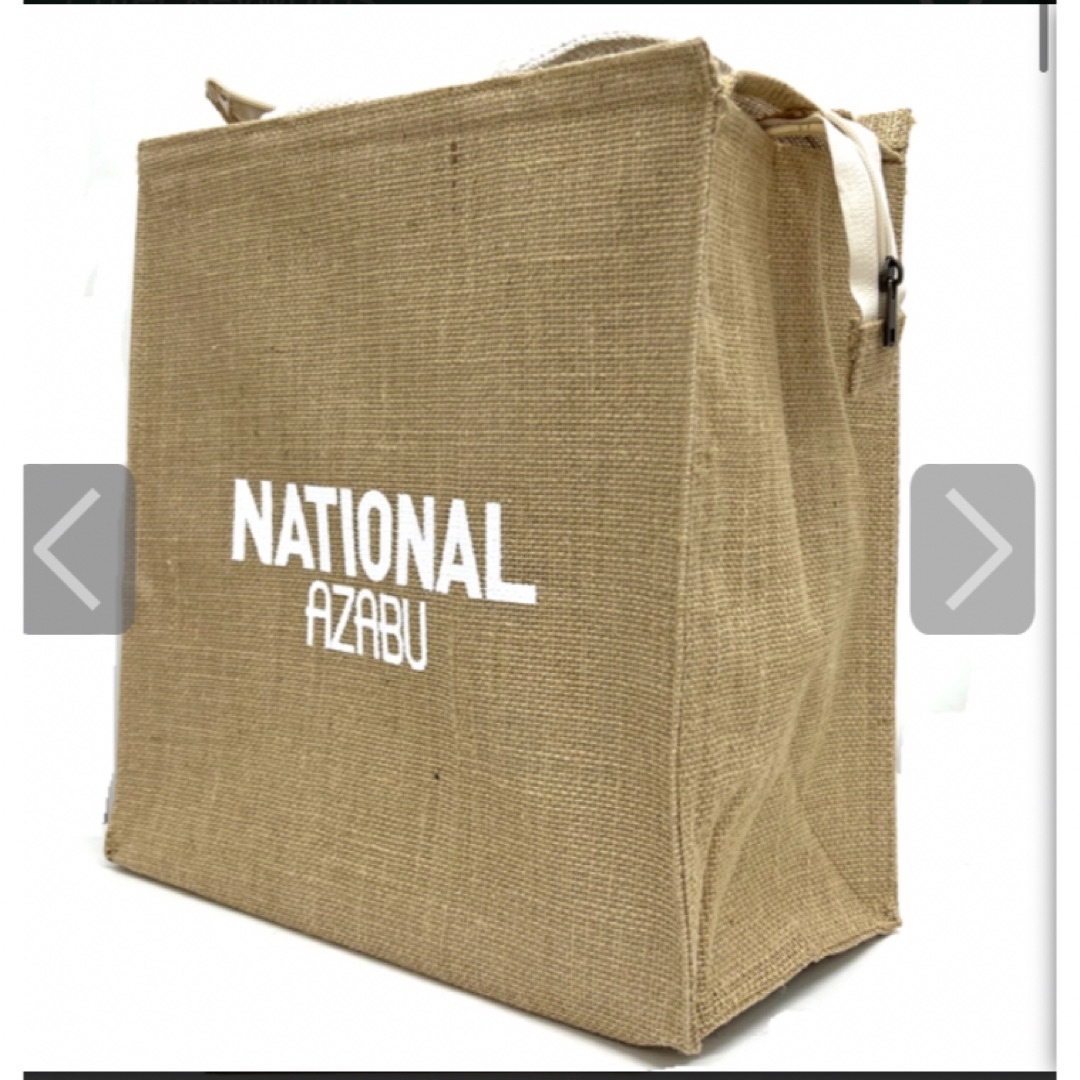 【新品・タグ付】ナショナル麻布　ORIGINAL JUTE COOLER BAG レディースのバッグ(トートバッグ)の商品写真