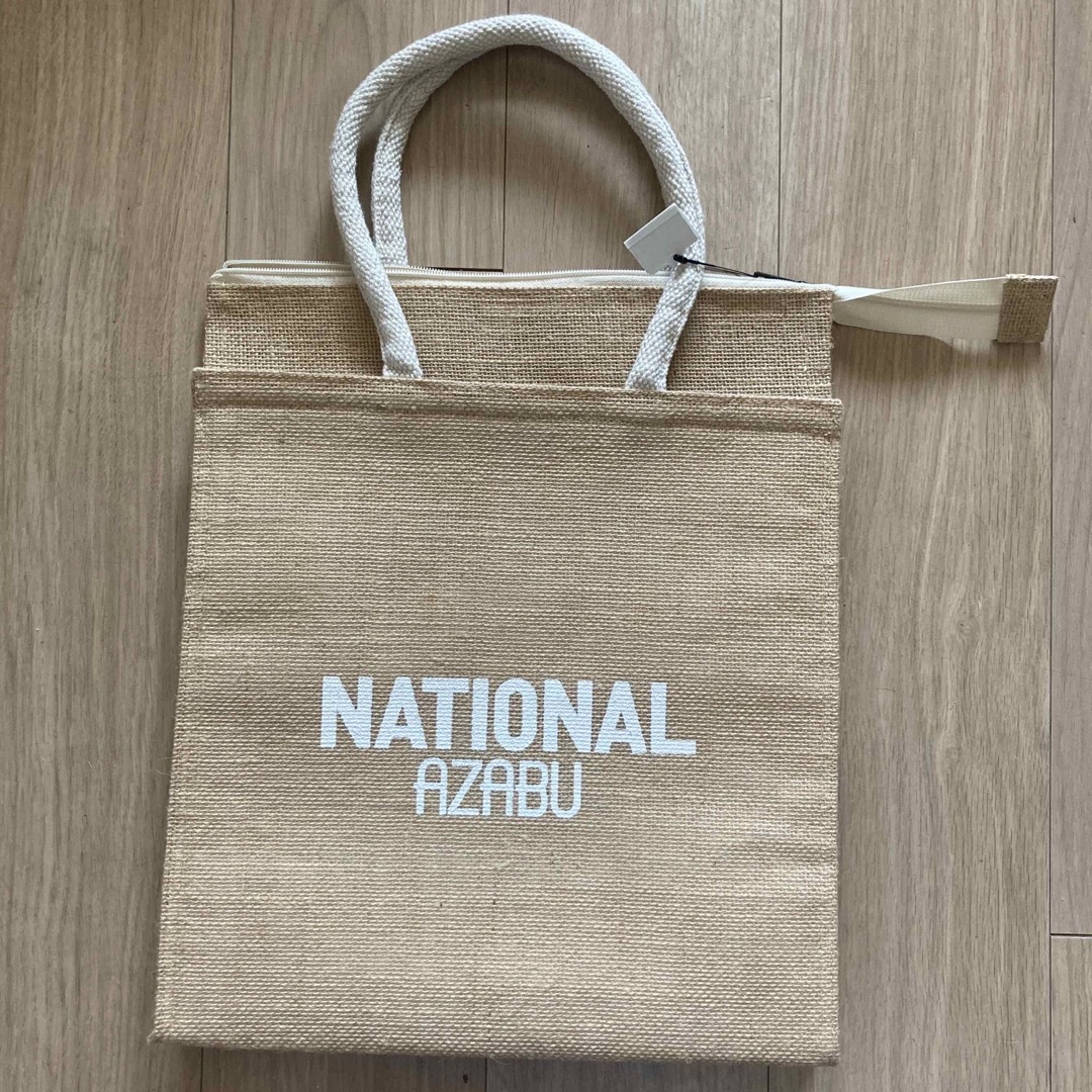 【新品・タグ付】ナショナル麻布　ORIGINAL JUTE COOLER BAG レディースのバッグ(トートバッグ)の商品写真