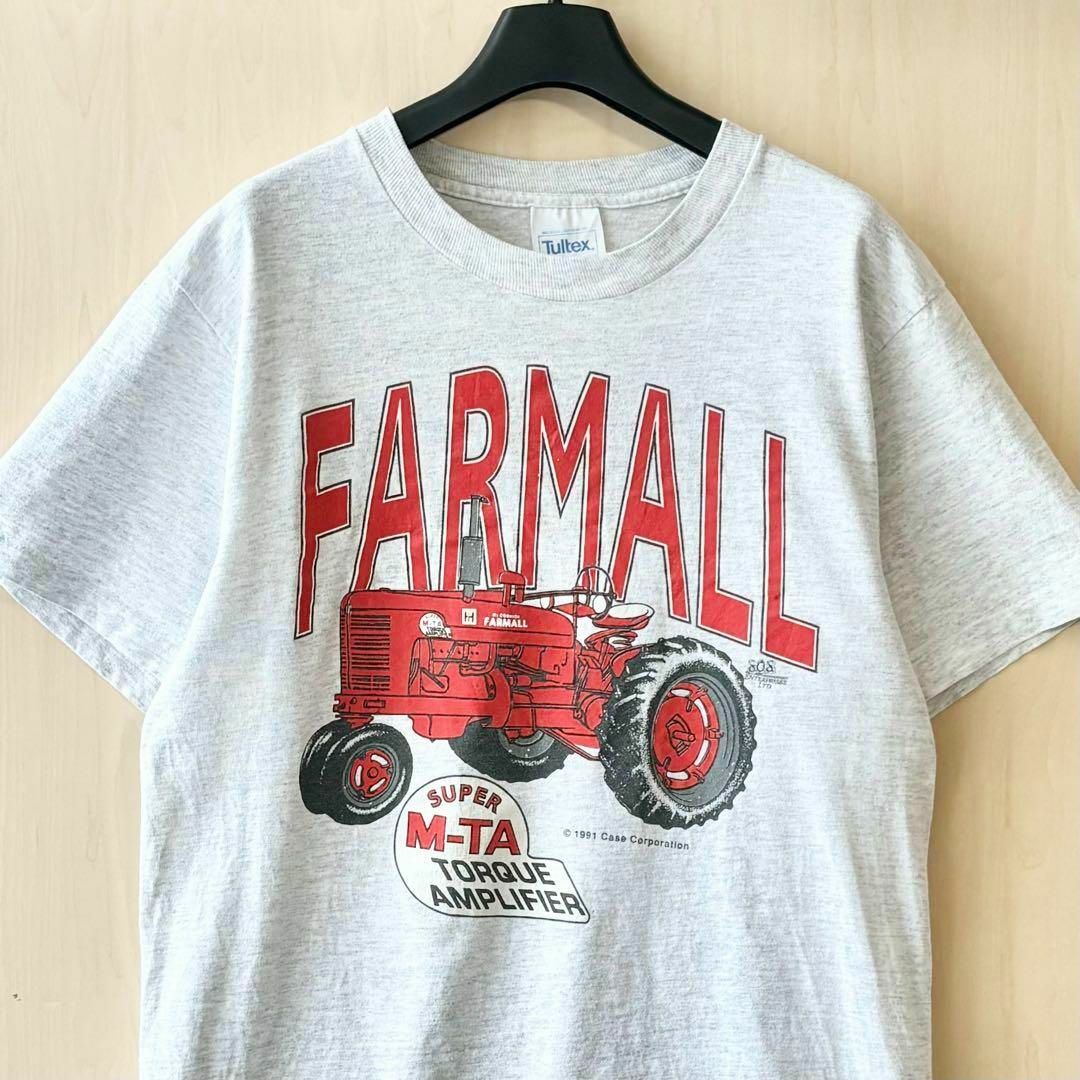 90s USA製古着　ヴィンテージ　タルテックス　企業系Tシャツ　身幅狭めの形 メンズのトップス(Tシャツ/カットソー(半袖/袖なし))の商品写真