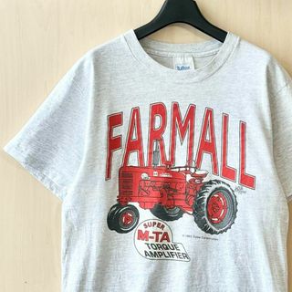 90s USA製古着　ヴィンテージ　タルテックス　企業系Tシャツ　身幅狭めの形(Tシャツ/カットソー(半袖/袖なし))