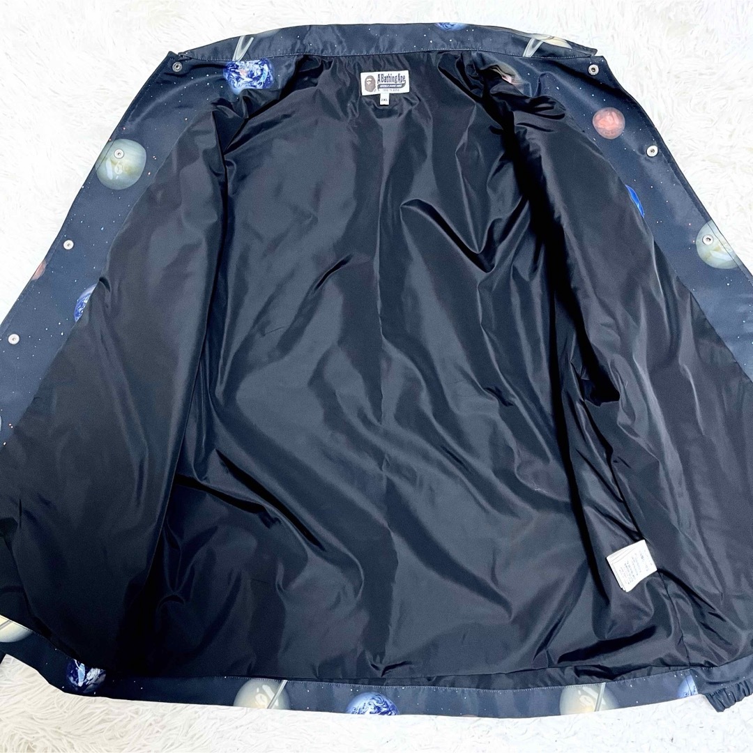 A BATHING APE(アベイシングエイプ)の極美品 アベイシングエイプ コーチジャケット ギャラクシー 総柄 2XL 宇宙 メンズのジャケット/アウター(その他)の商品写真