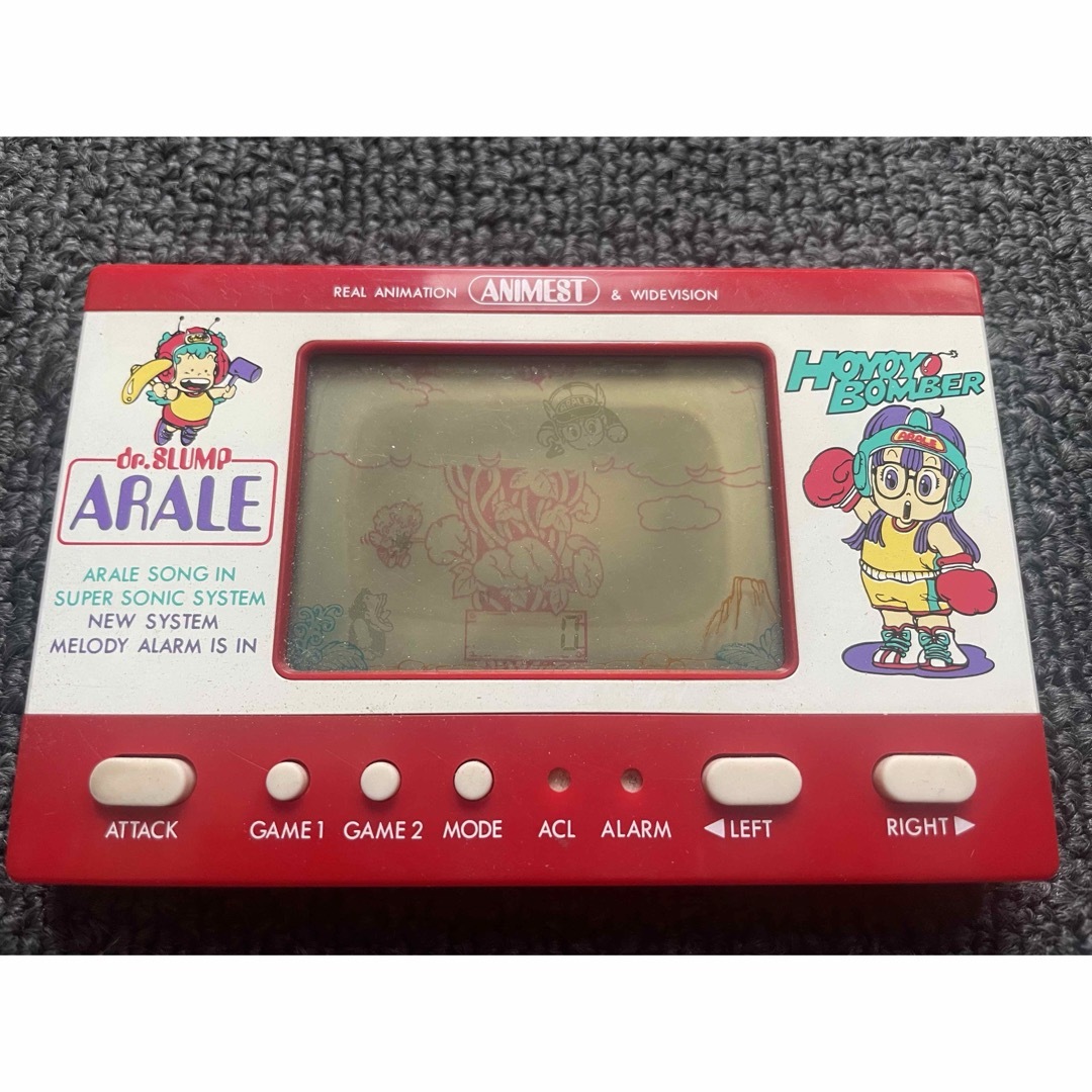 BANDAI(バンダイ)のドクタースランプアラレちゃん　ホヨヨボンバー　ゲームウォッチ エンタメ/ホビーのゲームソフト/ゲーム機本体(家庭用ゲーム機本体)の商品写真