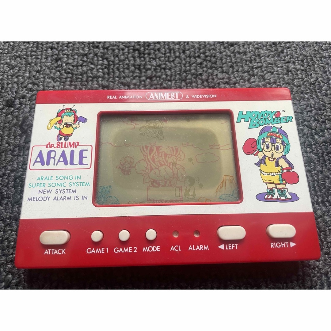 BANDAI(バンダイ)のドクタースランプアラレちゃん　ホヨヨボンバー　ゲームウォッチ エンタメ/ホビーのゲームソフト/ゲーム機本体(家庭用ゲーム機本体)の商品写真