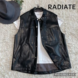 SCOT CLUB - RADIATE スコットクラブ　フェイクレザーベスト　フェイクレザージャケット