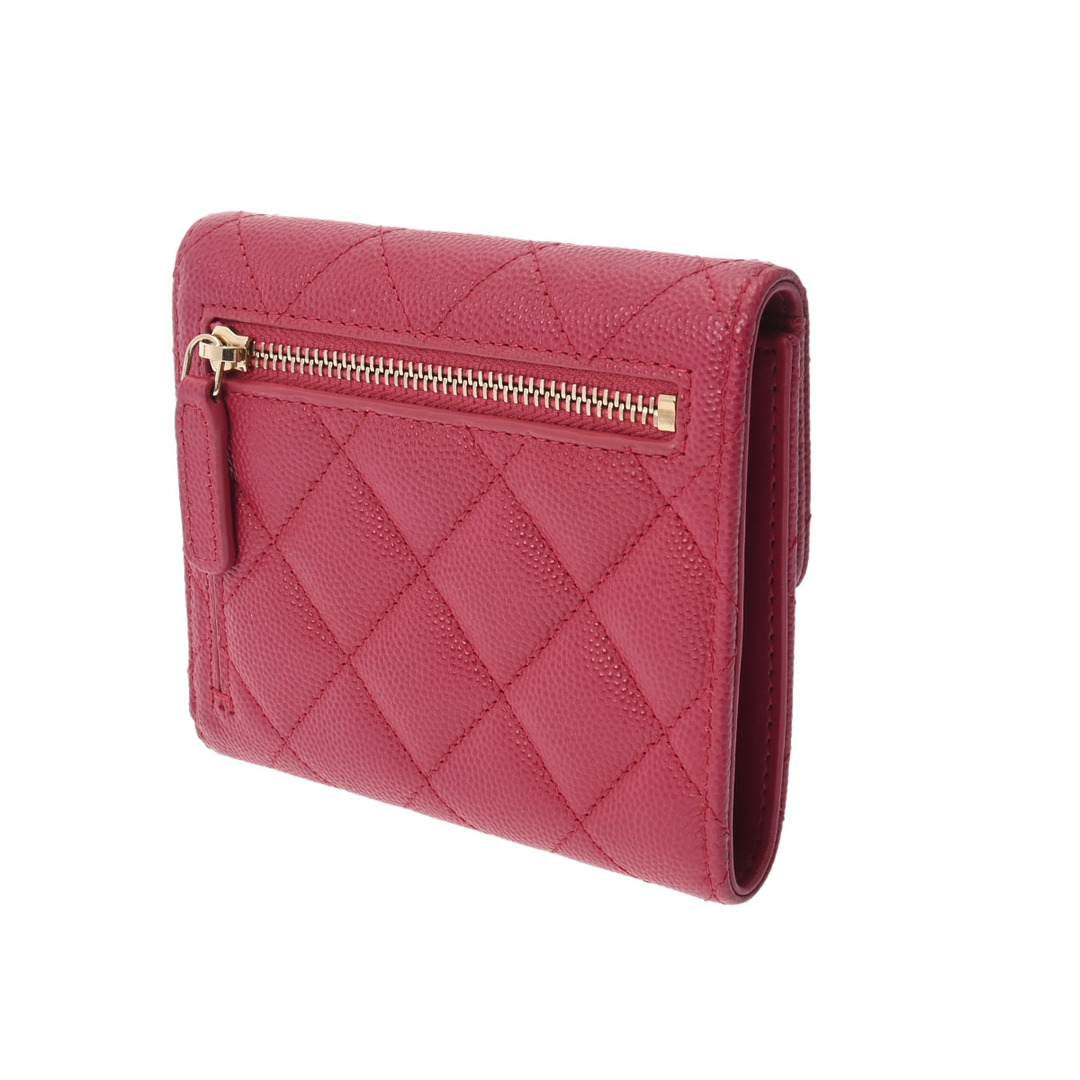 CHANEL(シャネル)のシャネル  スモールフラップウォレット 三つ折り財布 ピンク レディースのファッション小物(財布)の商品写真