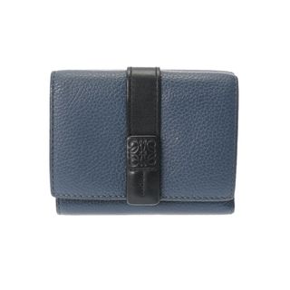 ロエベ(LOEWE)のロエベ  コンパクトウォレット 三つ折り財布 青/茶/黒(財布)