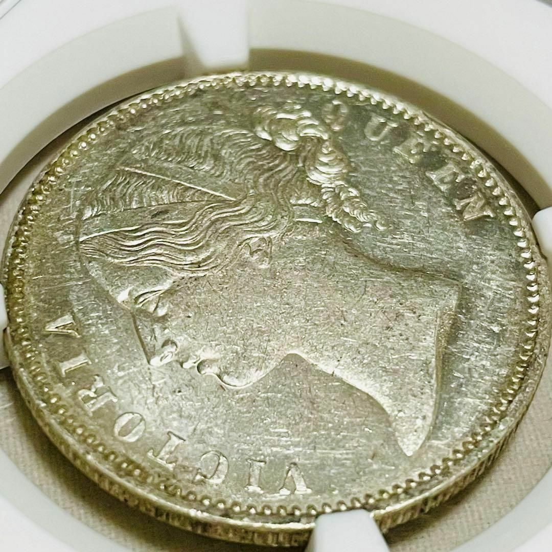 1840 イギリス領インド 1ルピー銀貨 ヤングヘッドヴィクトリア MS61 E エンタメ/ホビーの美術品/アンティーク(貨幣)の商品写真