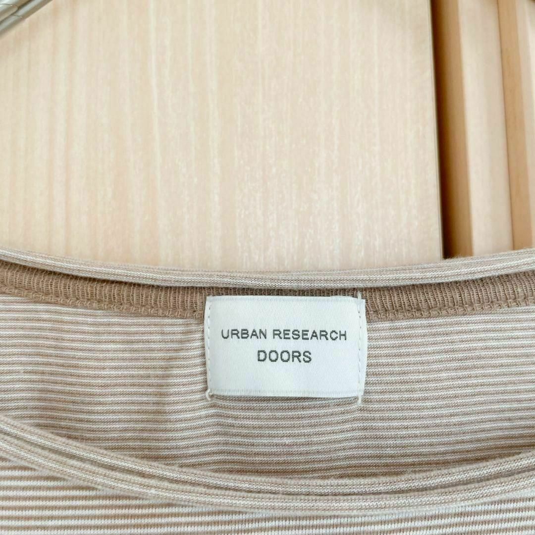 URBAN RESEARCH DOORS(アーバンリサーチドアーズ)のURBAN RESEARCH　アーバンリサーチ　長袖カットソー　ボーダー レディースのトップス(Tシャツ(長袖/七分))の商品写真