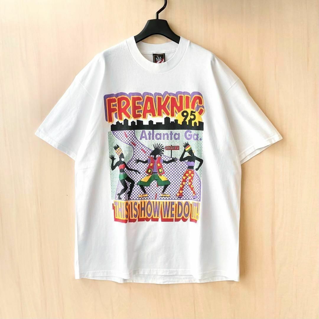 VINTAGE(ヴィンテージ)の90s USA製古着 ヴィンテージ　JCペニー　ブラックカルチャー　Tシャツ メンズのトップス(Tシャツ/カットソー(半袖/袖なし))の商品写真