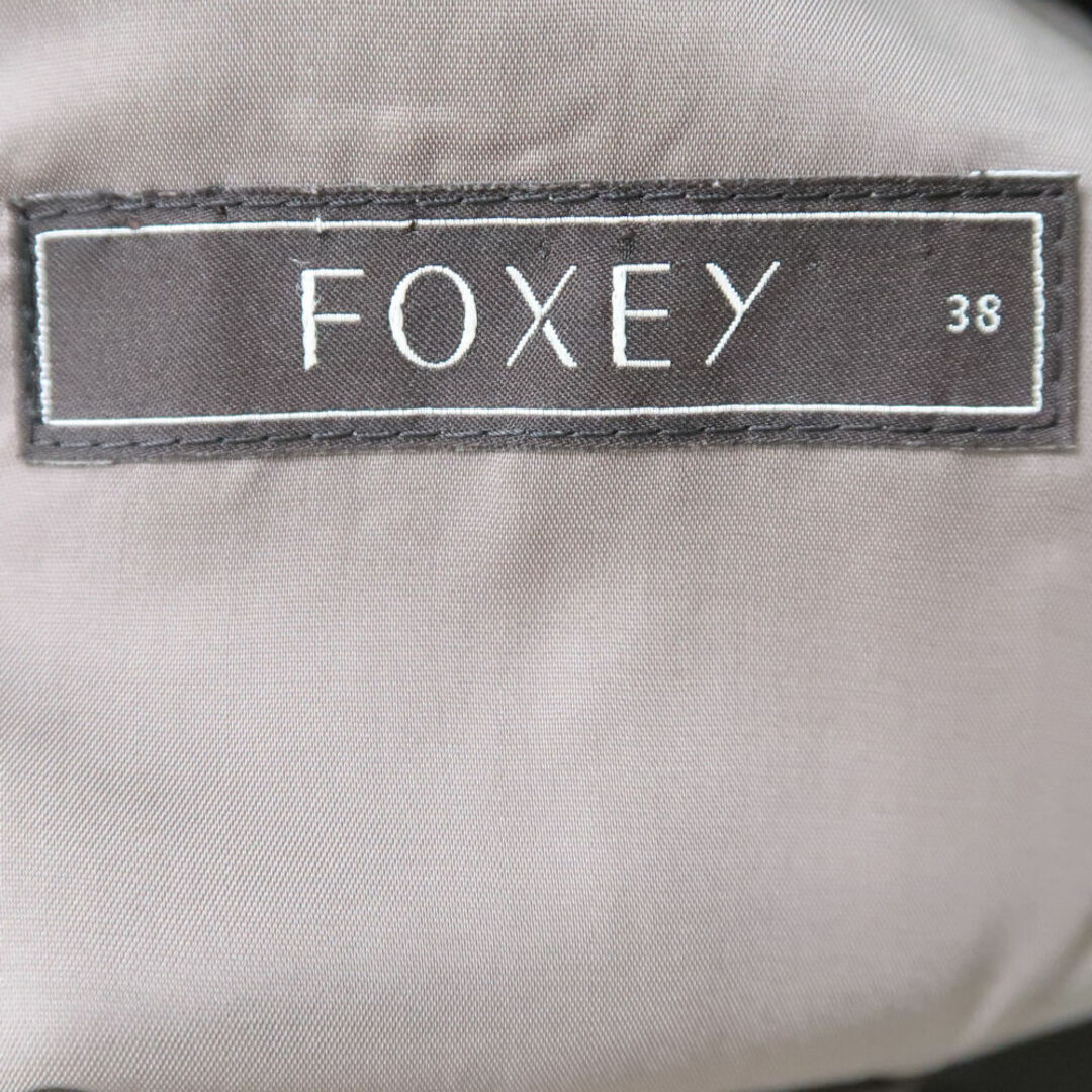 FOXEY(フォクシー)の美品 FOXEY フォクシー ワンピース M ウール 他 ノースリーブ 膝丈 フォーマル レディース AT266A23  レディースのワンピース(ミニワンピース)の商品写真