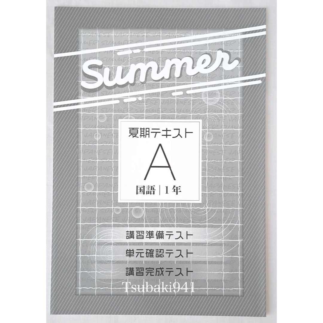 教育開発出版　夏期テキスト　国語　中学1年　A 基本編　未使用　塾専用教材① エンタメ/ホビーの本(語学/参考書)の商品写真