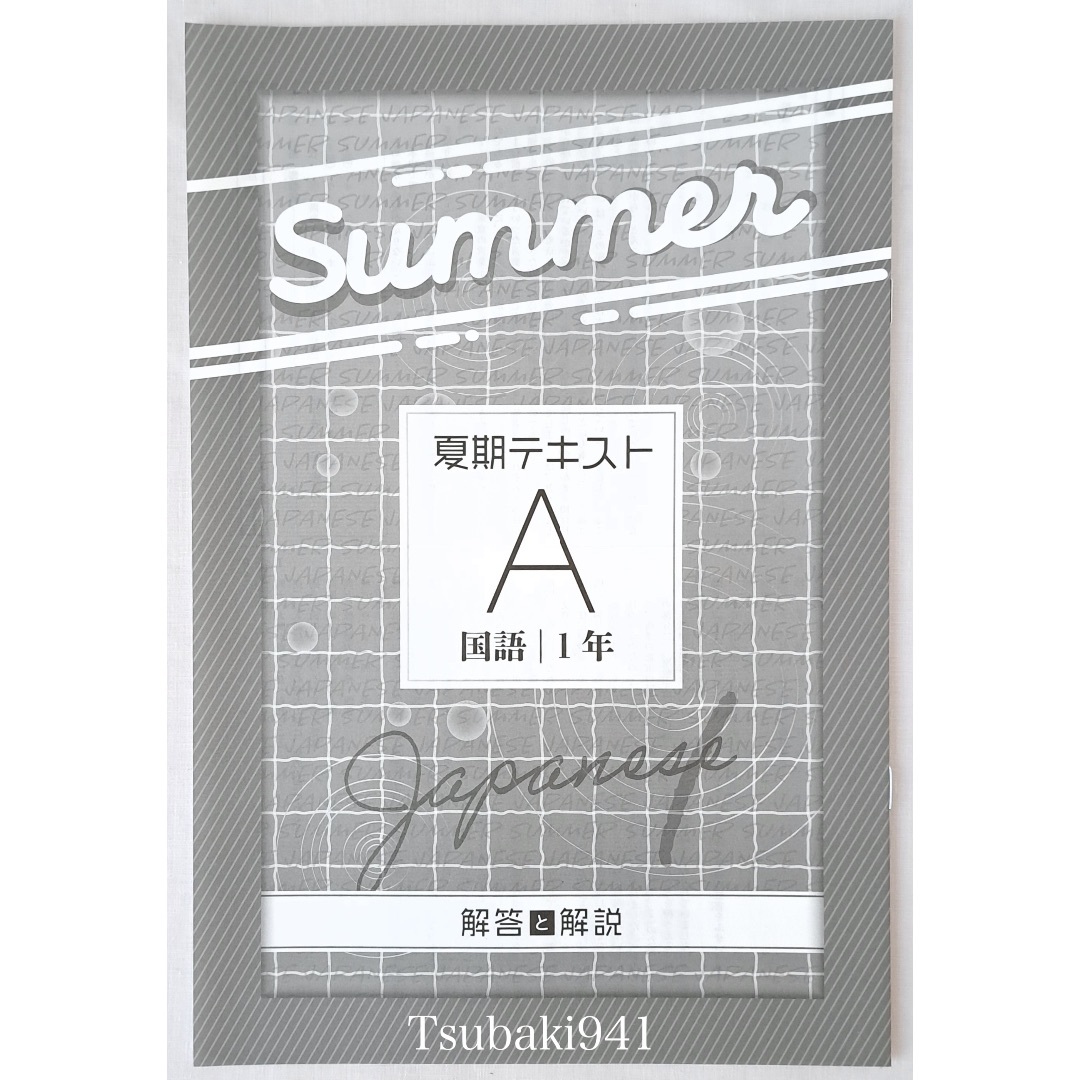 教育開発出版　夏期テキスト　国語　中学1年　A 基本編　未使用　塾専用教材① エンタメ/ホビーの本(語学/参考書)の商品写真