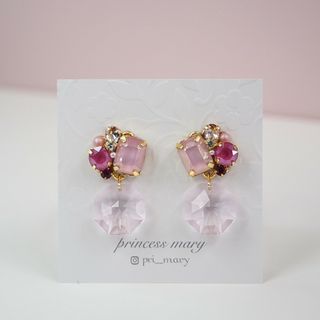 先着1名様限定》ロザリン♡﻿オクタゴンbijouピアス(ピアス)