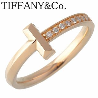 ティファニー(Tiffany & Co.)のティファニー ダイヤ リング Tワン ナロー 約14.5号 AU750YG 新品仕上げ済 TIFFANY【16228】(リング(指輪))