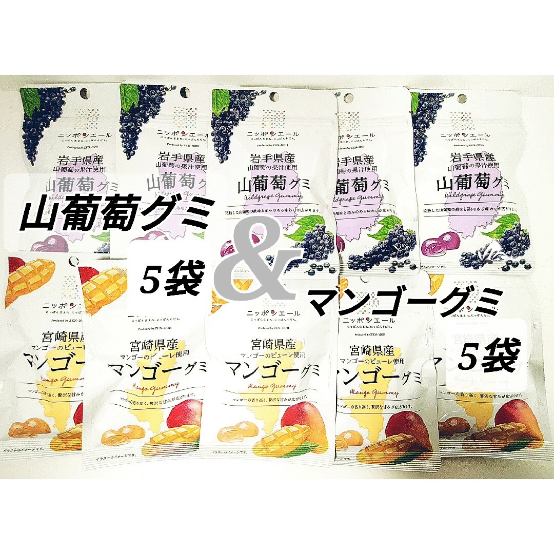 10袋セット　ニッポンエール　JA全農ブランド　47都道府県の日本産 食品/飲料/酒の食品(菓子/デザート)の商品写真