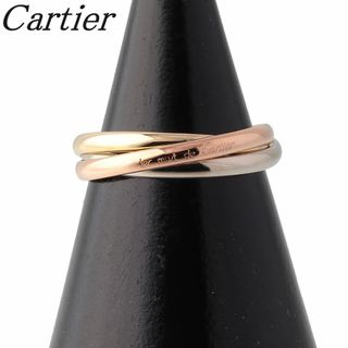 カルティエ(Cartier)のカルティエ トリニティ リング XS #52 750 スリーカラー 新品仕上げ済 Cartier【16924】(リング(指輪))