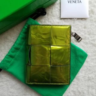 ボッテガヴェネタ(Bottega Veneta)の入手困難 ボッテガヴェネタ スモール カセット ファスナー ウォレット(折り財布)