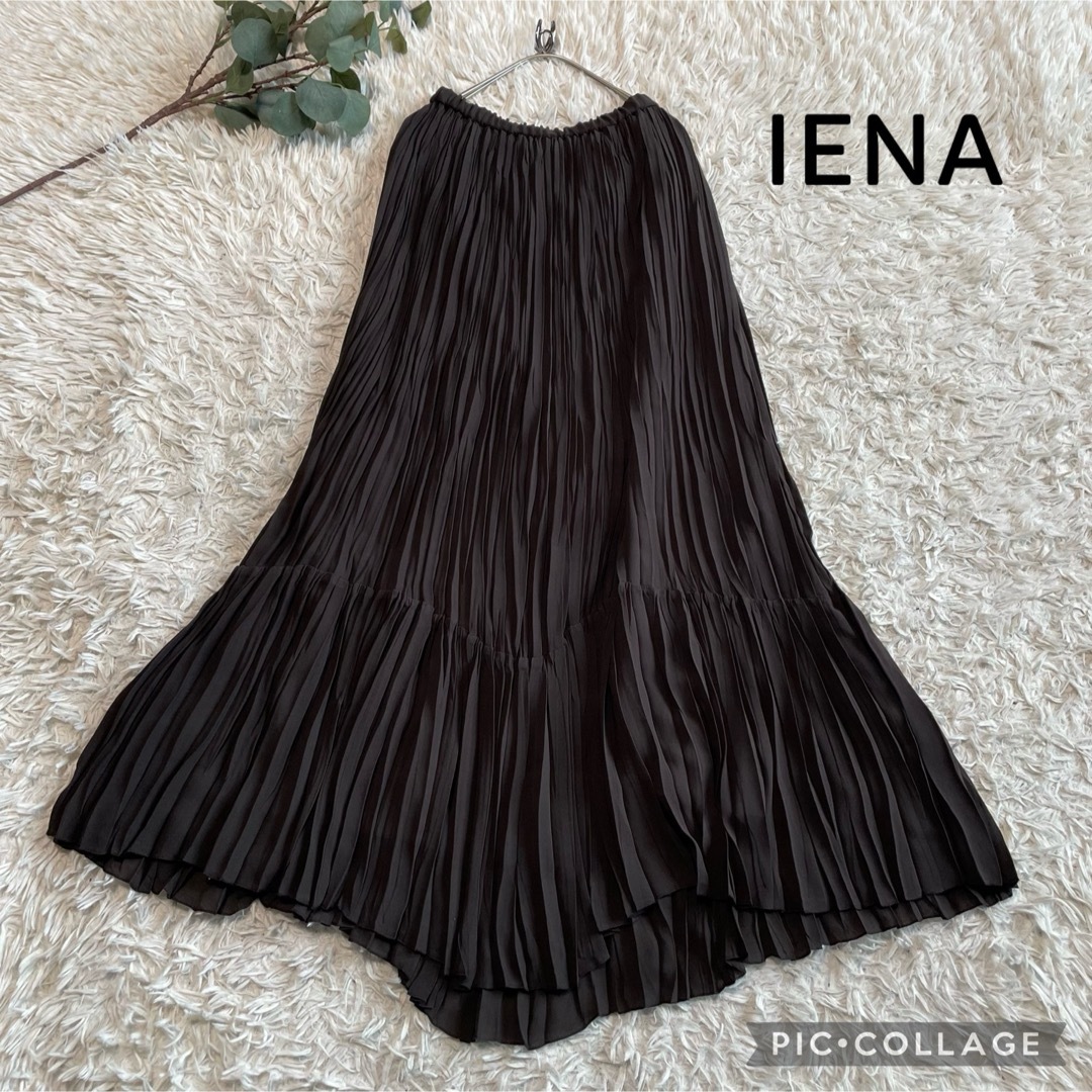 IENA(イエナ)のIENA ジョーゼットティアードプリーツスカート レディースのスカート(ロングスカート)の商品写真