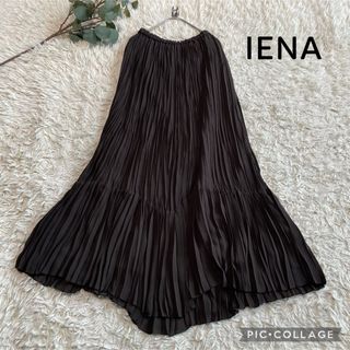 イエナ(IENA)のIENA ジョーゼットティアードプリーツスカート(ロングスカート)