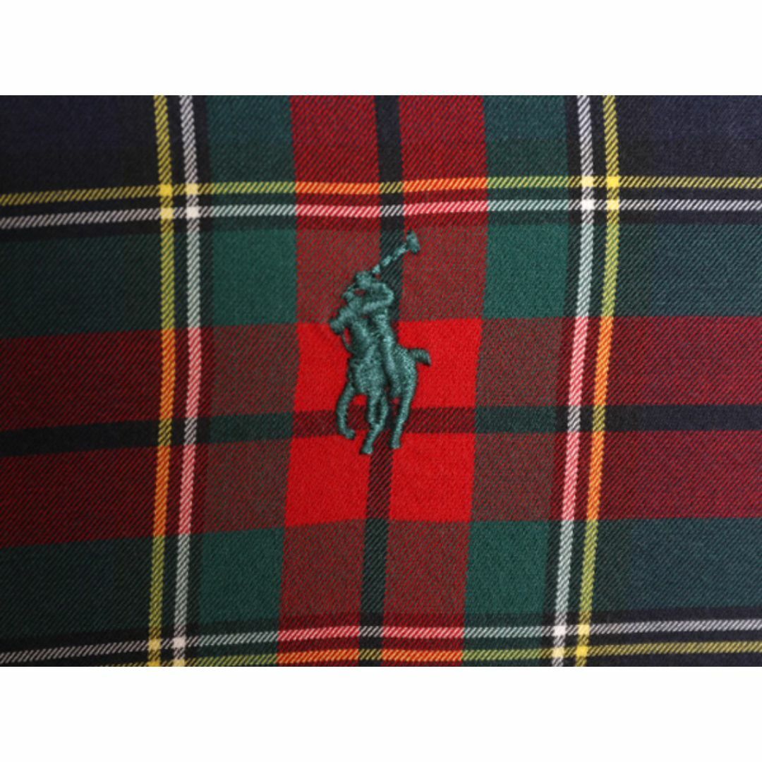 Ralph Lauren(ラルフローレン)のラルフローレン チェック 長袖 ボタンダウン シャツ メンズ M 古着 ポロ 長袖シャツ ワンポイント コットン BD BDシャツ マルチカラー 薄手 メンズのトップス(シャツ)の商品写真