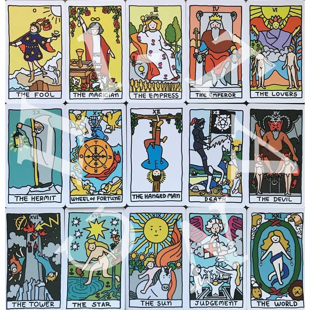 LUCKY TAROT ラッキー タロットカード  占い　オラクル エンタメ/ホビーの本(趣味/スポーツ/実用)の商品写真