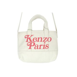 ケンゾー(KENZO)のケンゾー KENZO × ヴェルディ VERDY ■ 24SS 【 SMALL TOTE BAG FE58SA910F35 】 2WAY ロゴ デザイン スモール トート バッグ 32979(ショルダーバッグ)