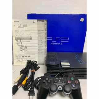 プレイステーション2(PlayStation2)のSONY PS2 プレステ2 プレイステーション2 SCPH-18000 黒(家庭用ゲーム機本体)