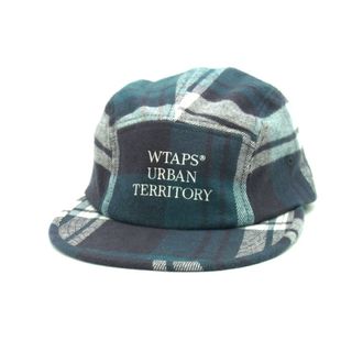 ダブルタップス(W)taps)のダブルタップス WTAPS ■ 24SS 【 241HCDT HT01 CAP COTTON FLANNEL TEXTILE WUT 】 テキスタイル ロゴ刺繍 フランネル コットン キャップ 帽子　w18832(キャップ)