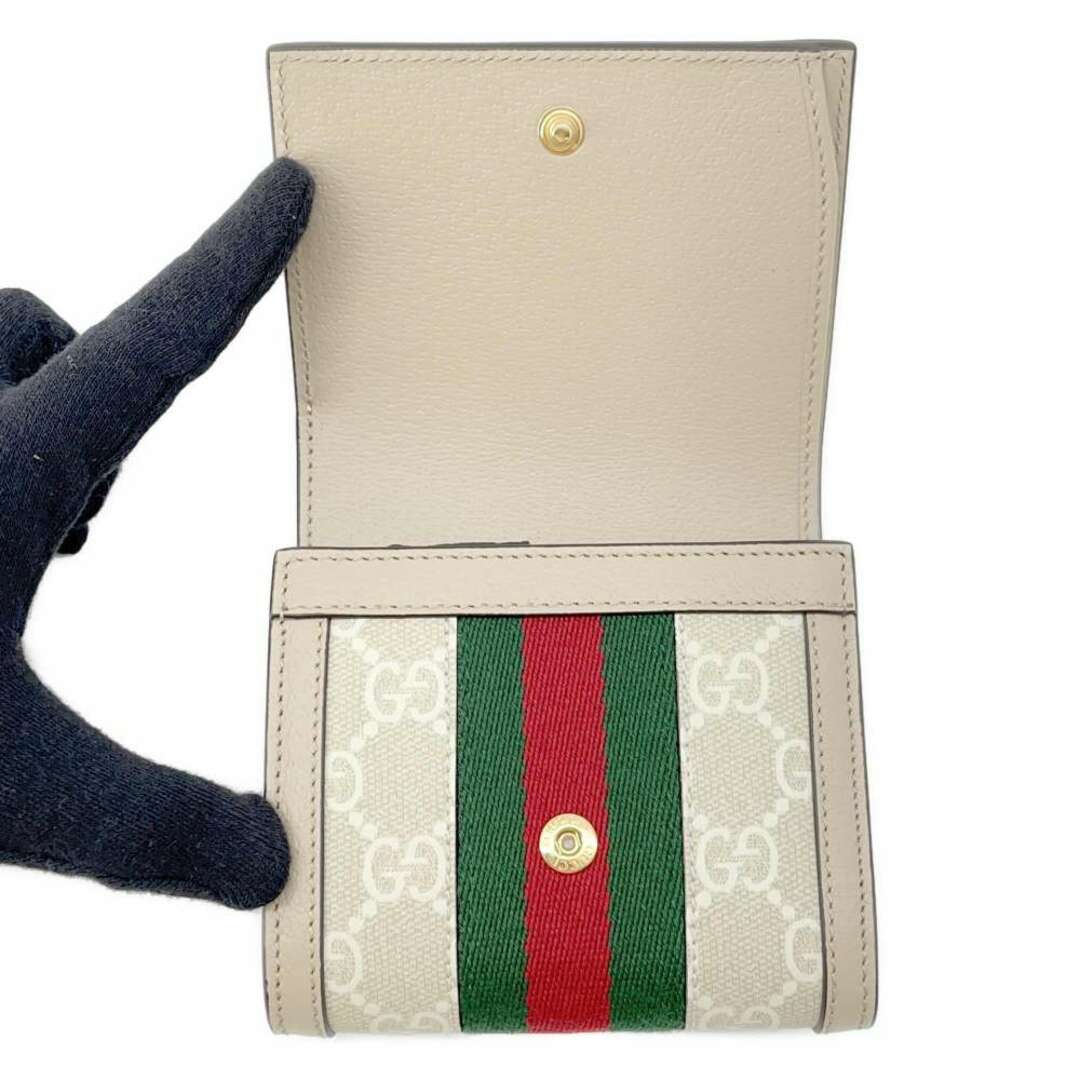 Gucci(グッチ)のグッチ 二つ折り財布 オフィディア GGスプリーム 598662 GUCCI 財布 コンパクトウォレット レディースのファッション小物(財布)の商品写真